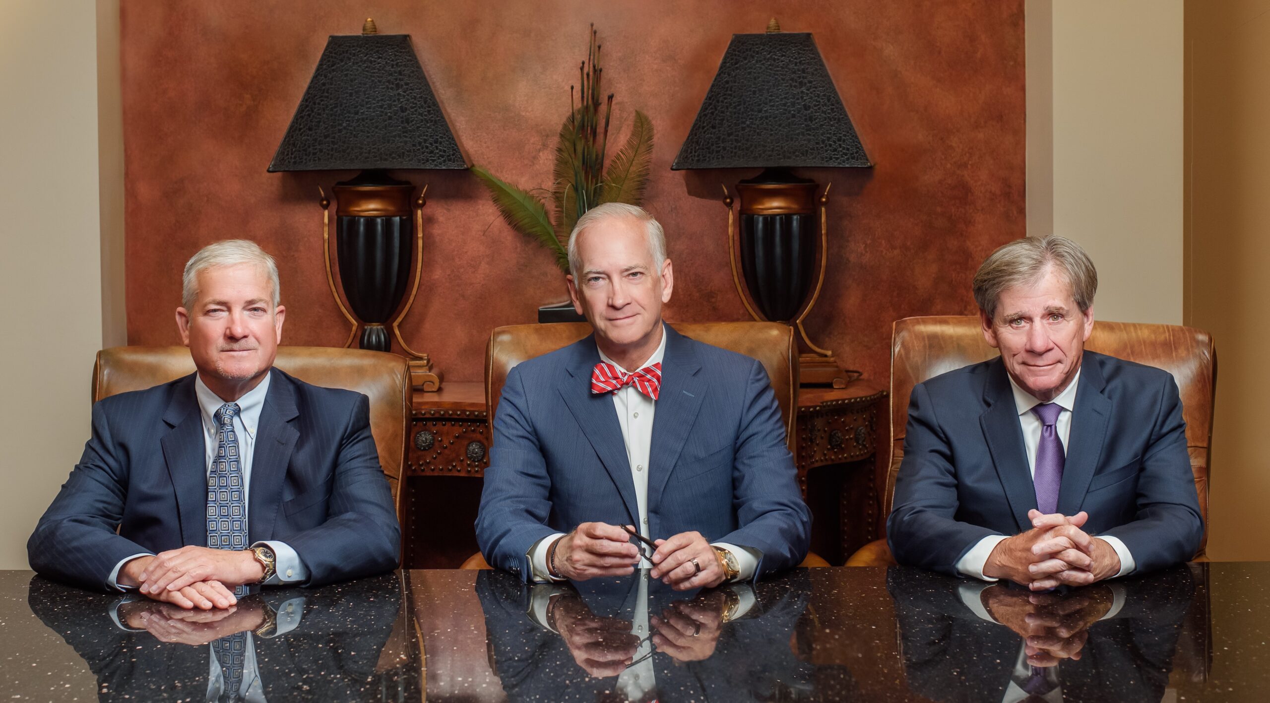 Mark, Lance, and Rod sitting together.